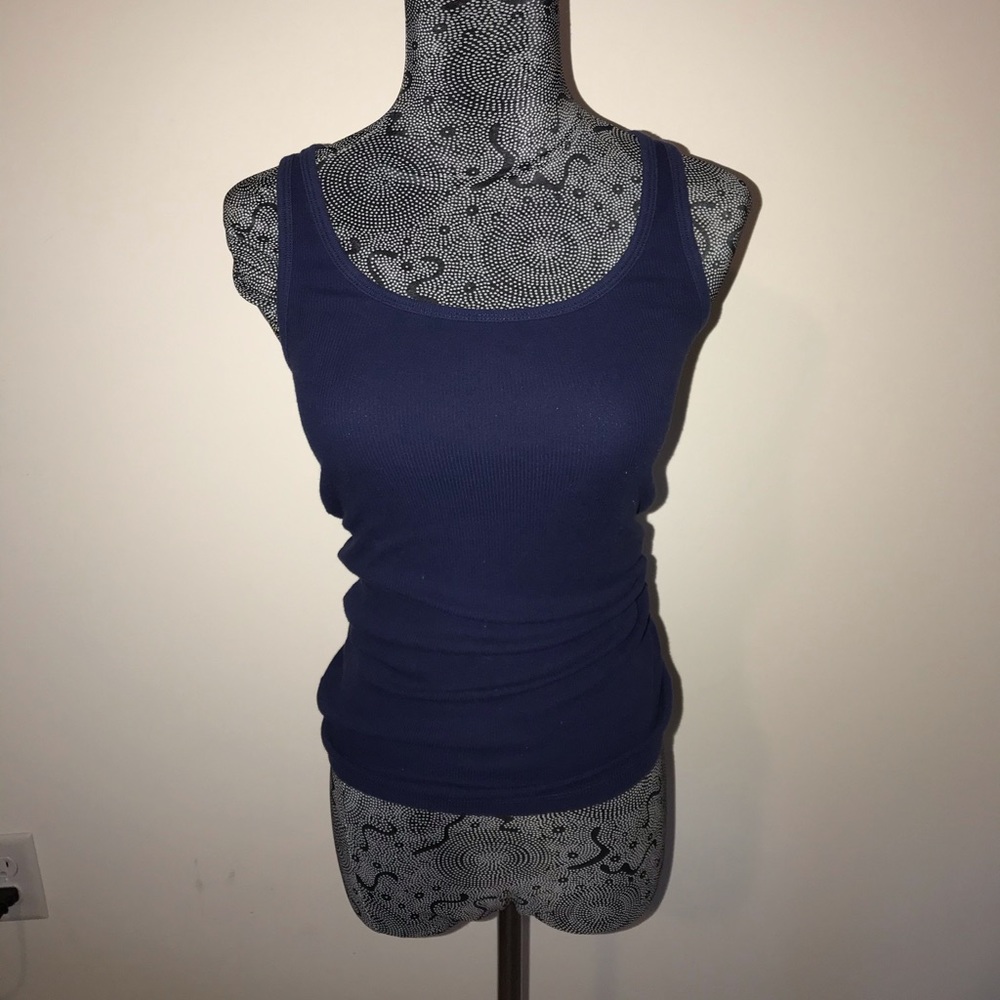 Navy blue tank top